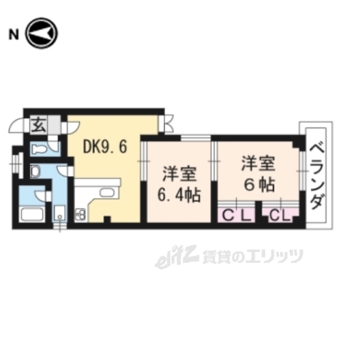 シャルル大津の間取り