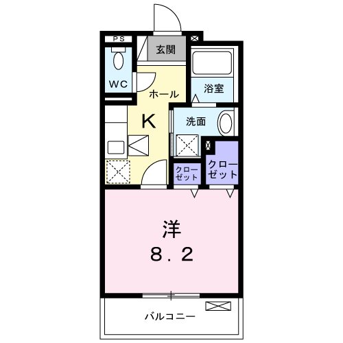 N・Sグランデの間取り