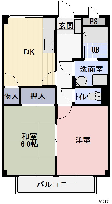 【プラージュＭの間取り】