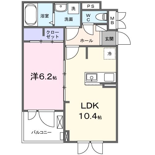 【ウィンクルム田島IIの間取り】