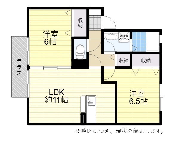 ウィルモア本町　Ｂ棟の間取り