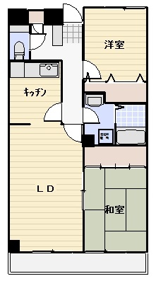 【岩立ハイツの間取り】