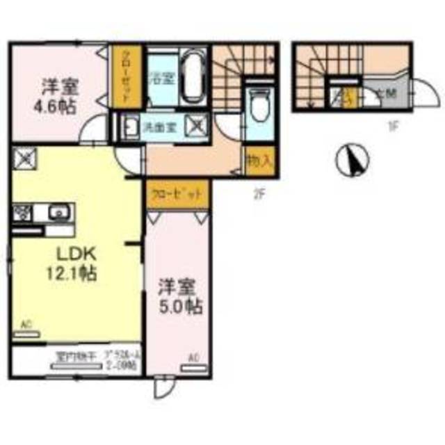 リンク岩倉の間取り