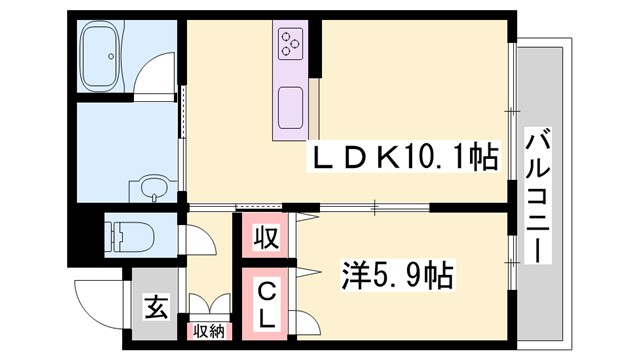 シャーメゾンエトワールの間取り