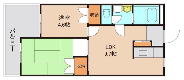 市川市押切のマンションの間取り