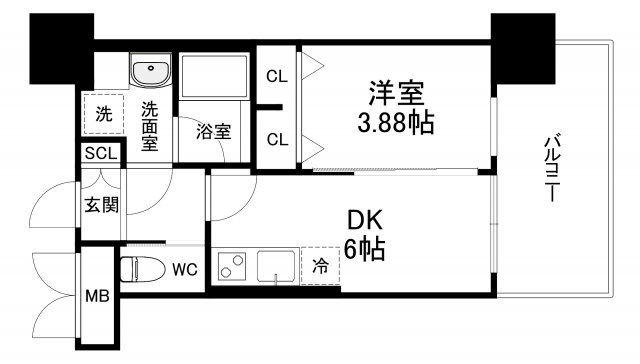 プレジオ関目の間取り