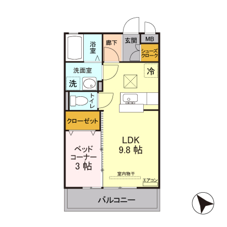 エスポワールの間取り