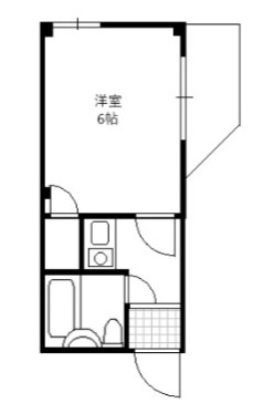 広島市南区出汐のマンションの間取り