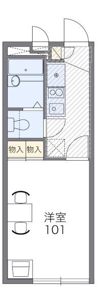 船橋市日の出のアパートの間取り