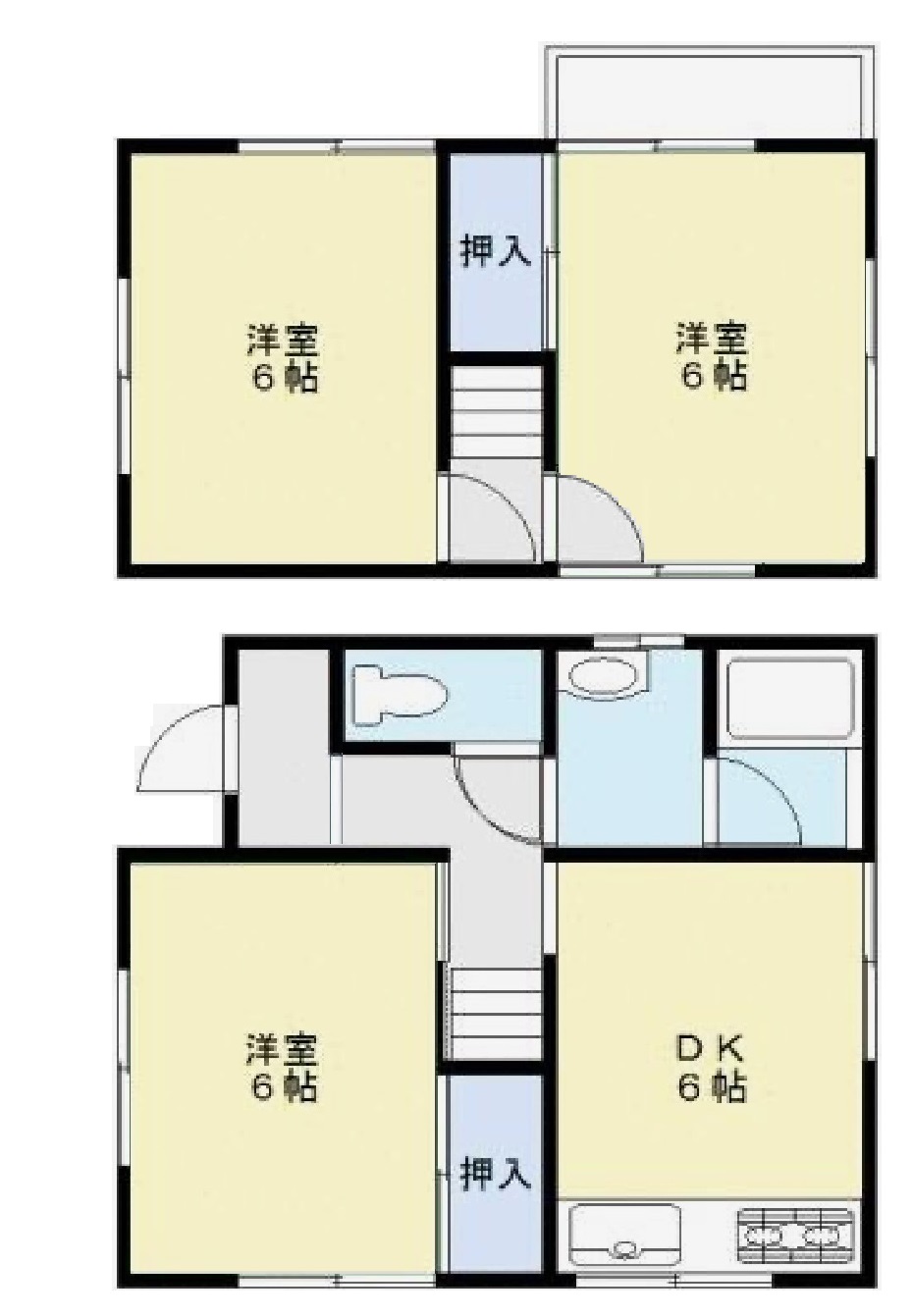 【船橋市大穴南４丁目貸家の間取り】