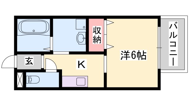 三木市大塚のアパートの間取り