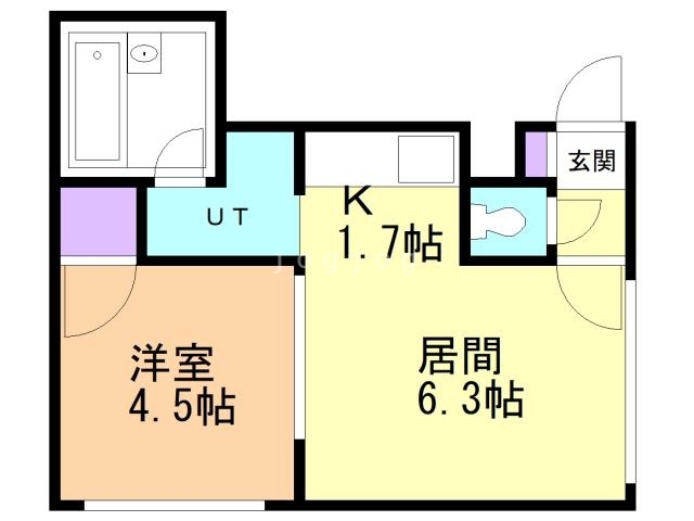 ビブレ菊水の間取り