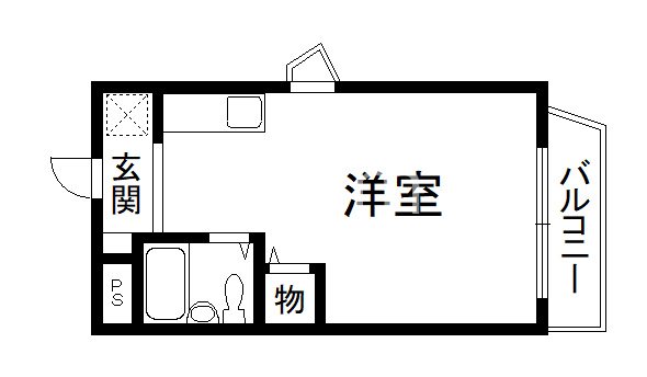 バンベール伏見の間取り