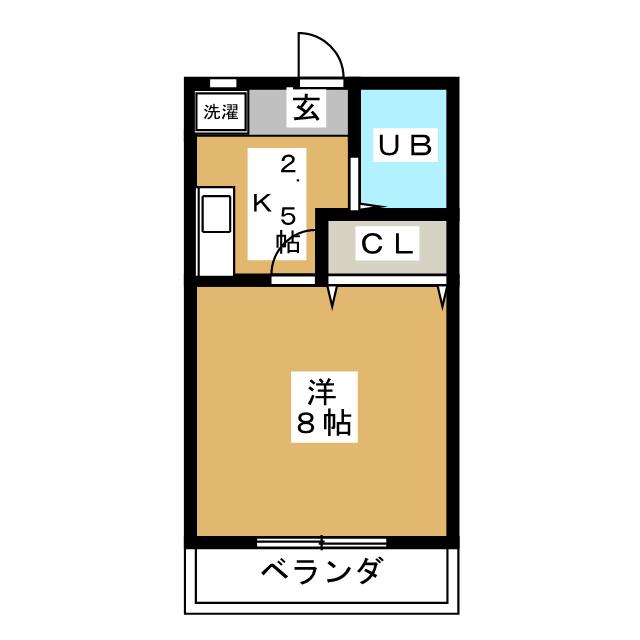 ユースハイム臼井の間取り