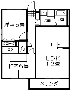 コーポＹＳＳの間取り