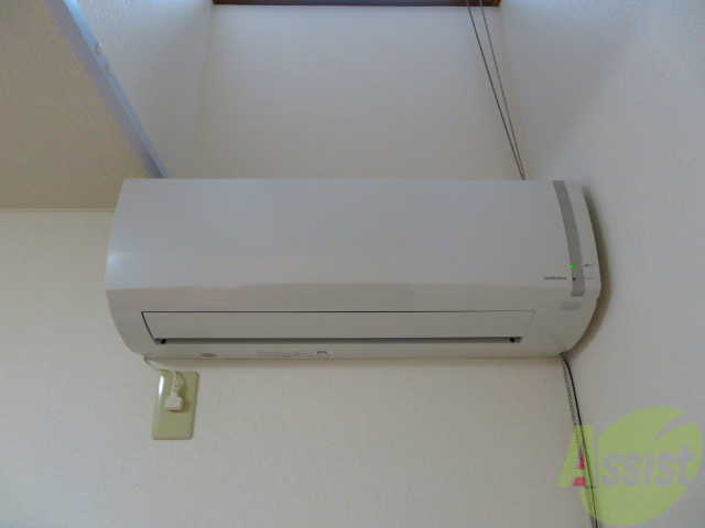 その他設備　エアコンが設置してありますので、寒暖対策もばっちり。