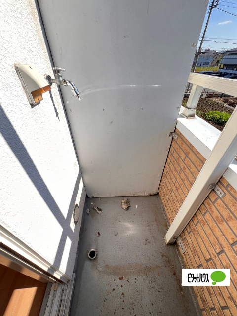 バルコニー　■洗濯機置き場