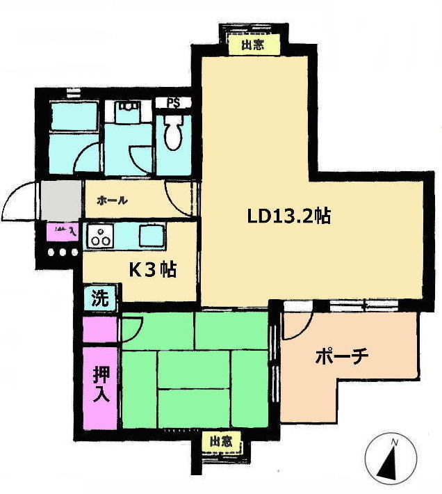 東急ドエルアルス深沢の間取り