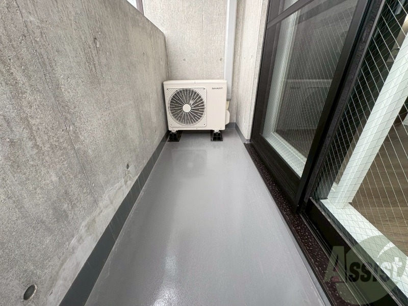 バルコニー　バルコニーです。天気の良い日には外干しができます！