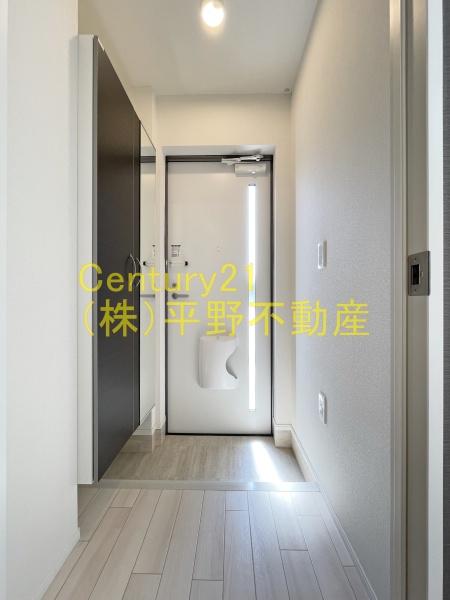 玄関　同建設会社施工の別物件です。