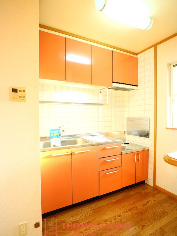 キッチン　収納がたくさんついたキッチンです。