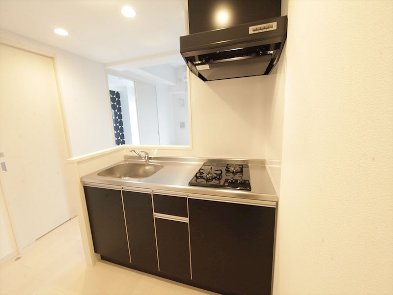 キッチン　システムキッチン（ガス2口コンロ付）カウンターキッチン