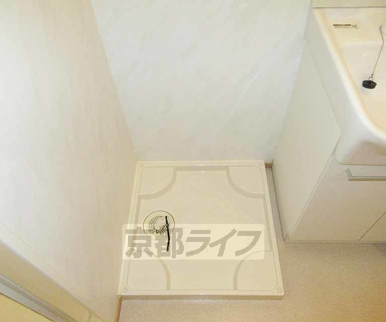 洗面設備　洗濯機置き場です！