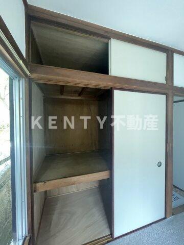 収納　大きなスペースがあり、収納には困りません