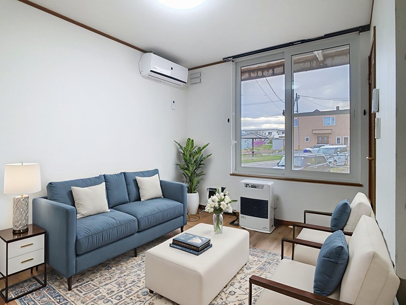 居室・リビング　本画像はCGで作成しており実際に現地に家具は置かれてません。