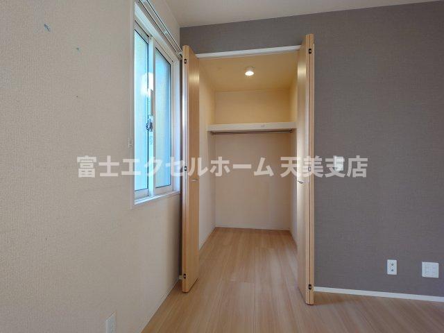 収納　収納のためのスペースです