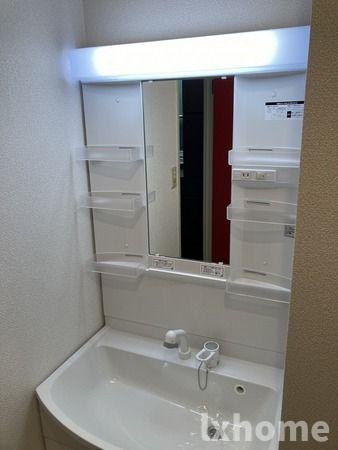 洗面設備　広い洗面スペース