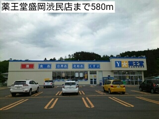 ドラックストア　薬王堂盛岡渋民店（ドラッグストア）まで580m