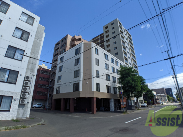 建物外観　札幌市北区北２６条西「メゾン札幌Ｎ２６Ｗ５」