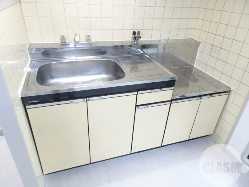 キッチン　ガスコンロ設置可♪