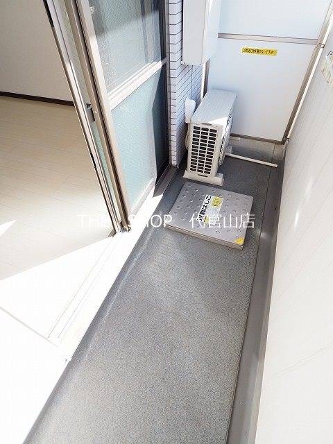 バルコニー　西向きのバルコニー