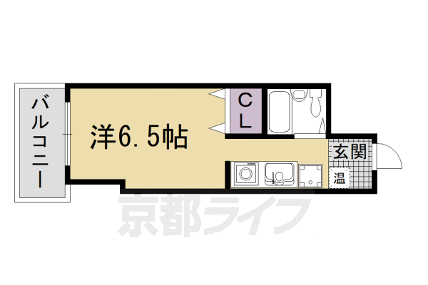 Gloire烏丸五条の間取り写真