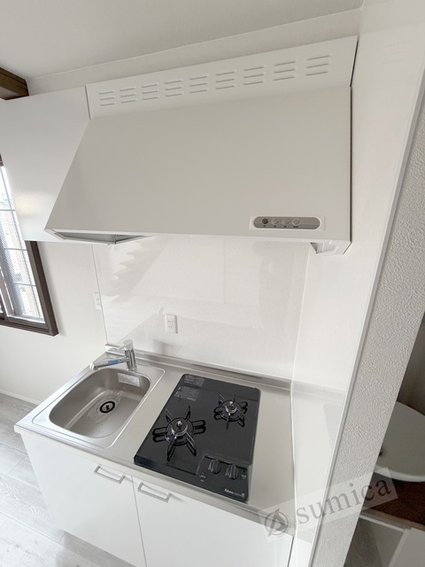 キッチン　２口システムキッチンでお料理楽しく♪♪