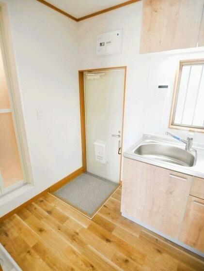 玄関　ゆとりの玄関　写真は同間取り別部屋のもの