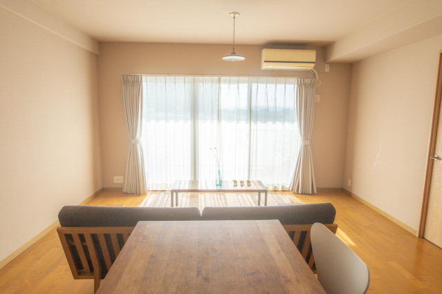 眺望　日当たりいいです。