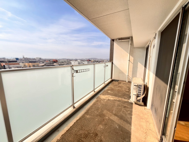 バルコニー　家庭菜園もできる広さです！