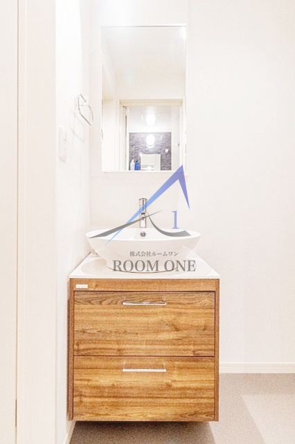 洗面設備　洗面台です。