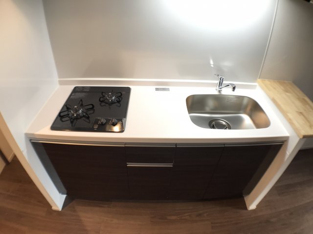 キッチン　２口ガスコンロ付きシステムキッチン♪