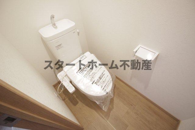 トイレ　ゆったりとした空間のトイレです