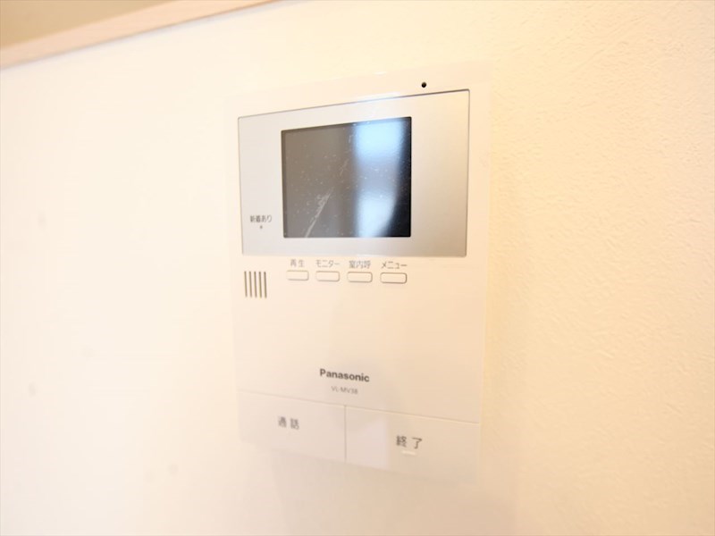 セキュリティ　ＴＶモニター付インターホン　イメージ写真