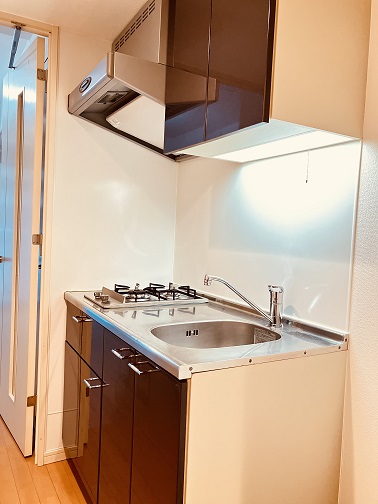 キッチン　104号室　前回退去時 クリーニング後撮影