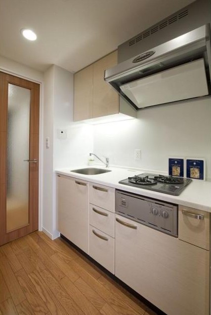 キッチン　グリル付きキッチン。