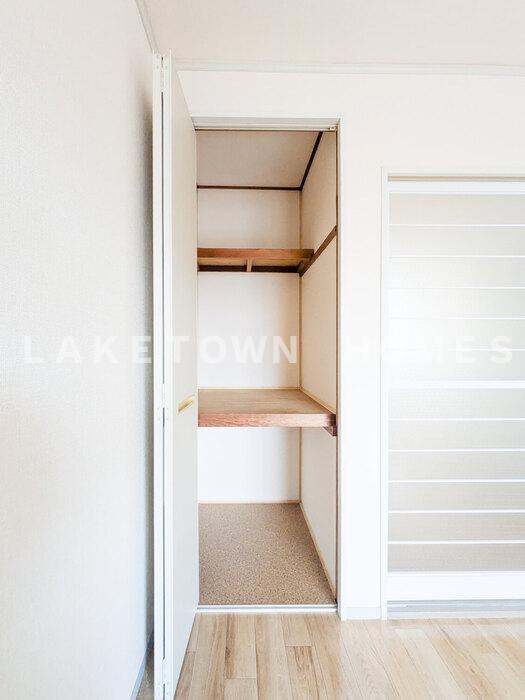 収納　南西洋室6帖の収納です。