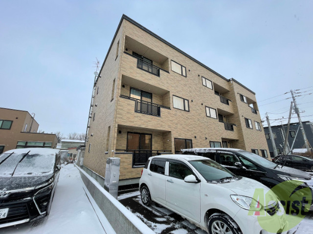 建物外観　札幌市北区新琴似十二条「クインテット１６」