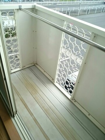 バルコニー　落ち着いた時間を過ごせるバルコニーです