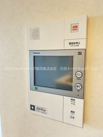 セキュリティ　☆モニター付きインターホン☆※別部屋参照写真